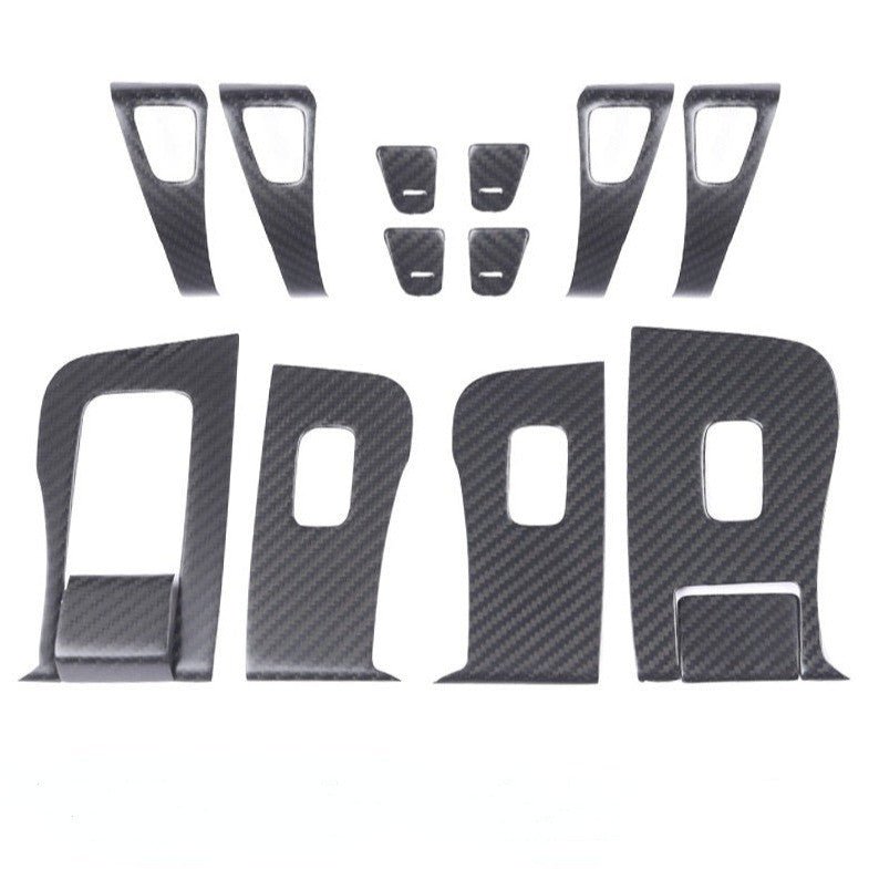Model 3/Y Carbon Fiber Window & Door Switch Covers (LHD & RHD)