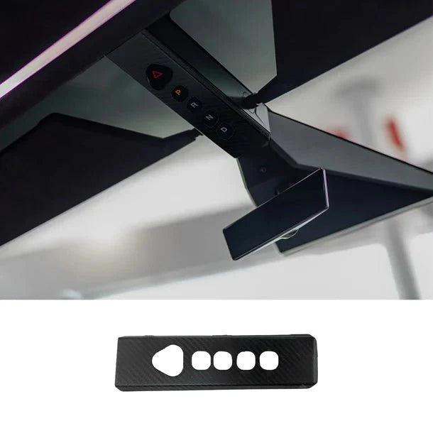 Reading Light Trim Cover Real Carbon Fiber for Tesla Cybertruck