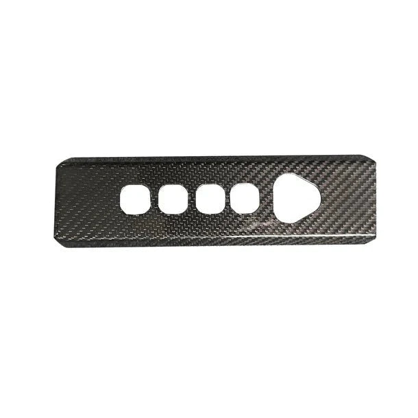Reading Light Trim Cover Real Carbon Fiber for Tesla Cybertruck Glossy Carbon Fiber
