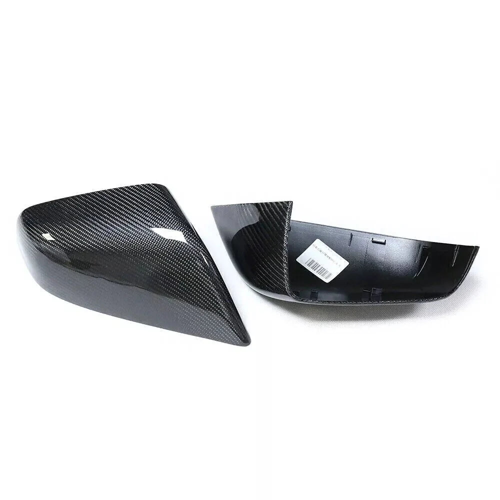 Real Carbon Fiber Mirror Covers Replacement for Tesla Model S / X