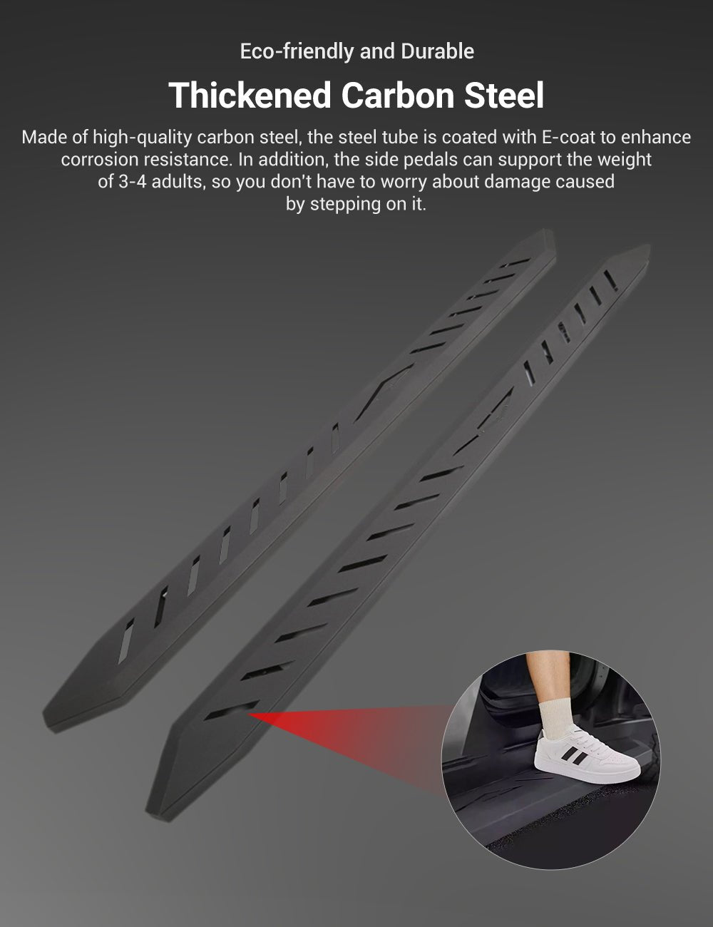 Running Boards Side Steps for Tesla Cybertruck (2PCS)