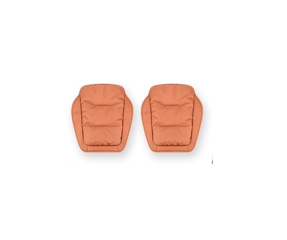 Seasonal Universal Seat Covers for Tesla Model 3/Y/X/S (style 1) 2PCS Front Ochre brown