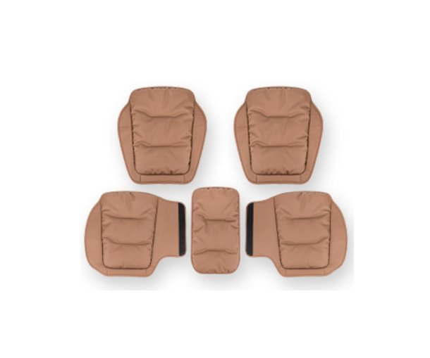 Seasonal Universal Seat Covers for Tesla Model 3/Y/X/S (style 1) 5PCS Holodeck Chestnut brown