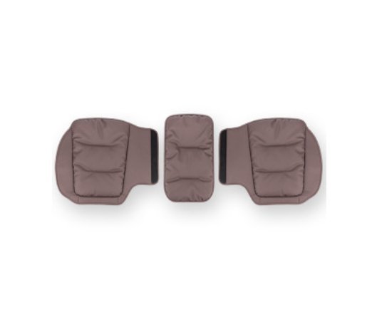 Seasonal Universal Seat Covers for Tesla Model 3/Y/X/S (style 1) 3PCS Back row Mocha brown