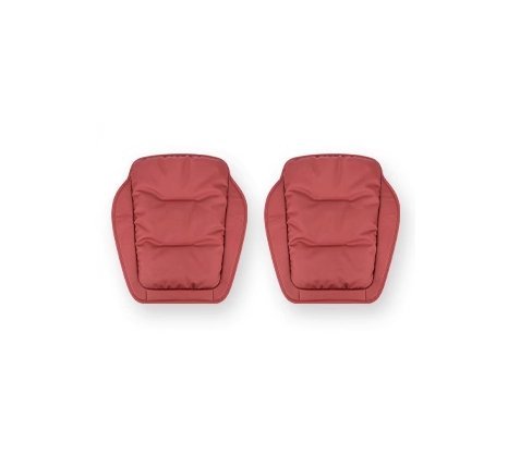 Seasonal Universal Seat Covers for Tesla Model 3/Y/X/S (style 1) 2PCS Front Wine red