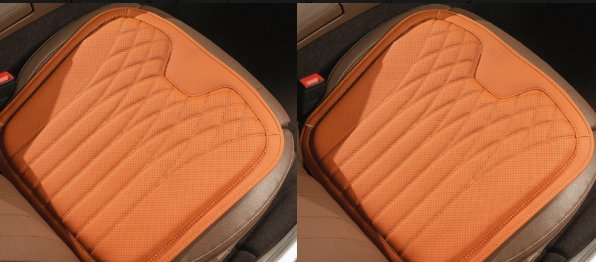 Seasonal Universal Seat Covers for Tesla Model 3/Y/X/S (style 2) 2 PCS cushion Orange