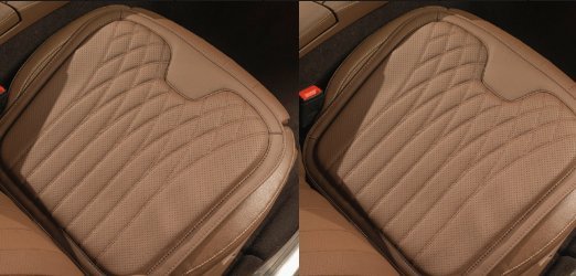Seasonal Universal Seat Covers for Tesla Model 3/Y/X/S (style 2) 2 PCS cushion Brown