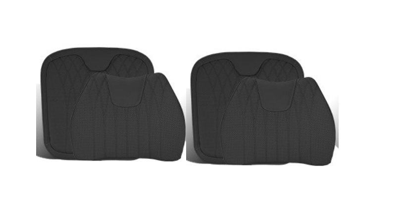 Seasonal Universal Seat Covers for Tesla Model 3/Y/X/S (style 2) 2PCS cushion+backrest Black