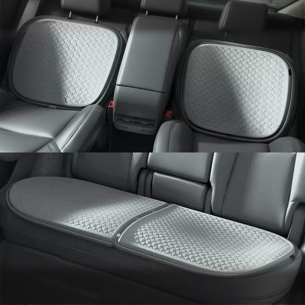 Summer Cooling Seat Covers for Tesla Model 3/Y Glacier Gray 3PCS × Seat Covers (For front rear seat) Model 3 (2021-Present) & Model Y (2021-Present)