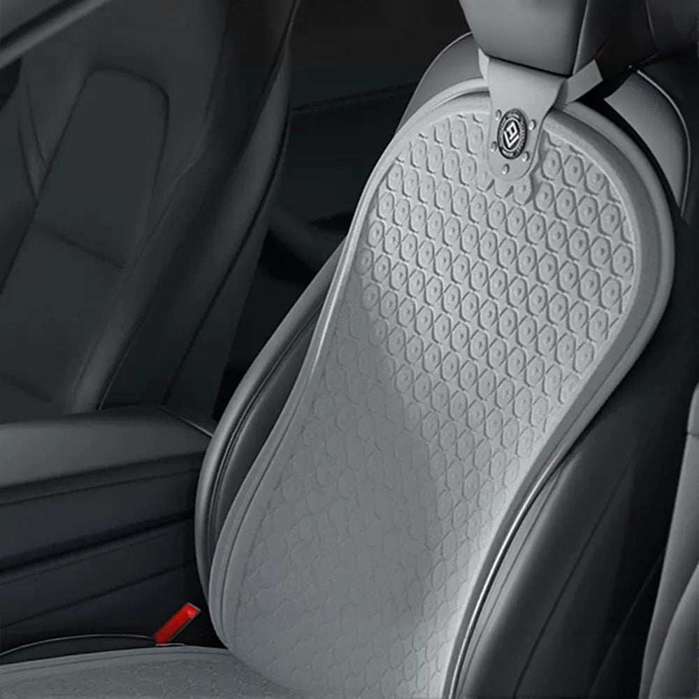 Summer Cooling Seat Covers for Tesla Model 3/Y Glacier Gray 2PCS × Seat Backrest Covers (For driver passenger) Model 3 (2021-Present) & Model Y (2021-Present)