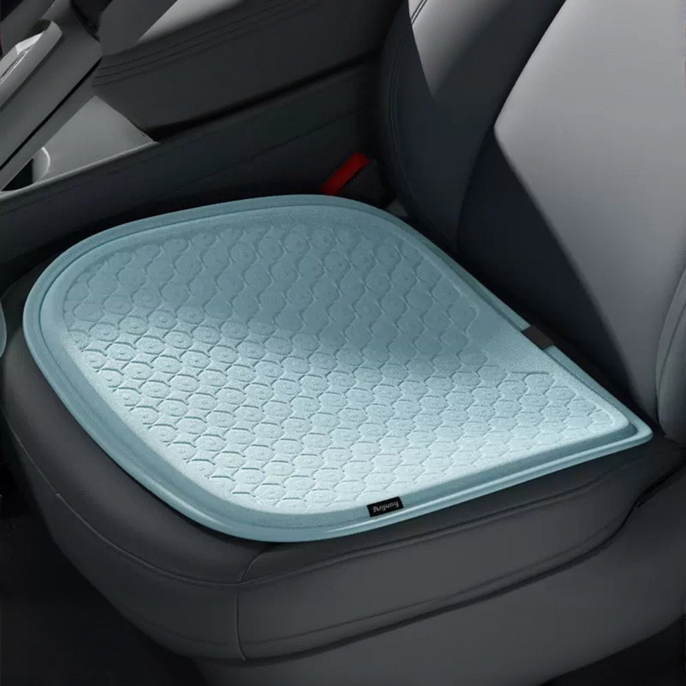 Summer Cooling Seat Covers for Tesla Model 3/Y Sky Blue 2PCS × Seat Covers (For driver passenger) Model 3 (2021-Present) & Model Y (2021-Present)