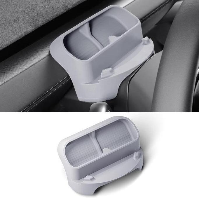 Sunglasses & Phone Holder Organizer for Model Y Juniper/ Model 3 Highland Grey