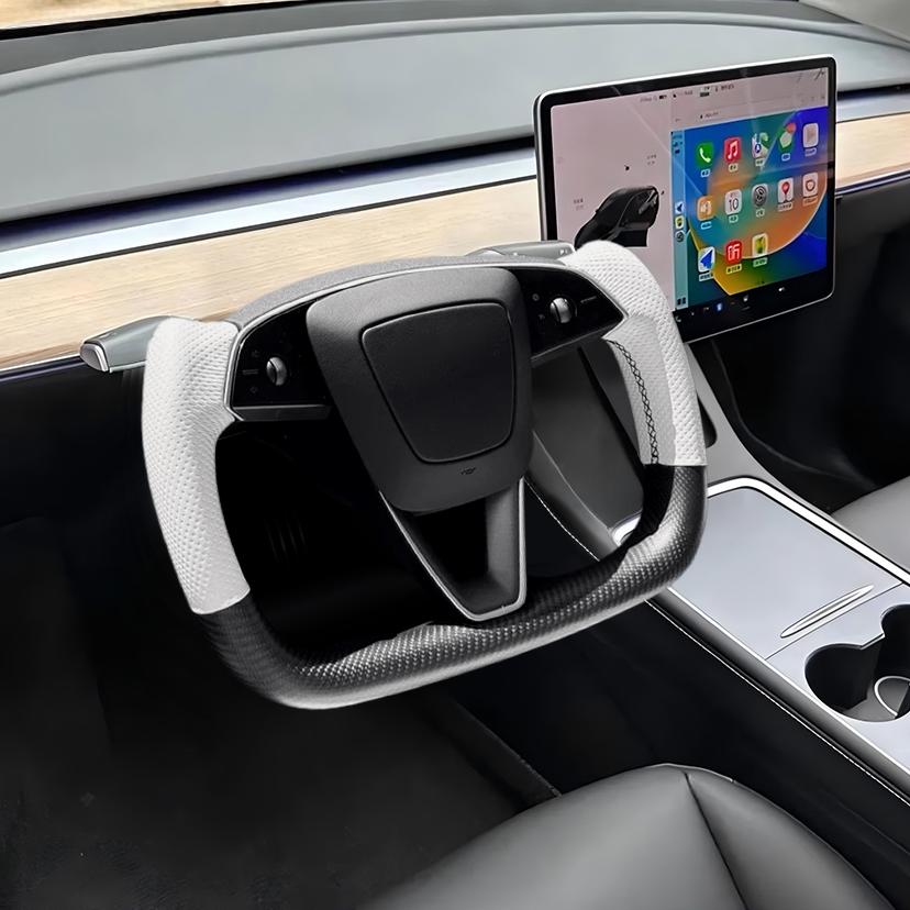 Yoke Steering Wheel Upgrade For Tesla Model 3 Highland / Model Y Juniper