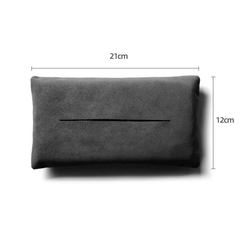 Hidden Suede Tissue Holder for Tesla Model 3/Y/X/S