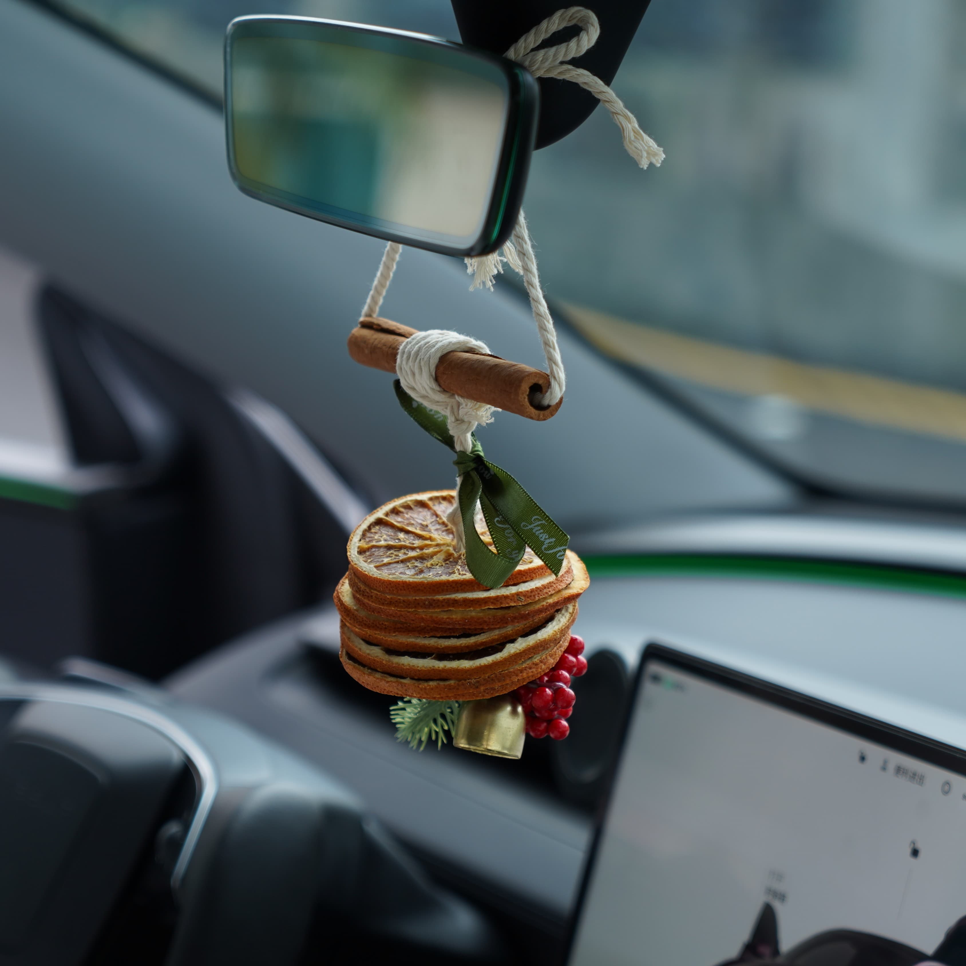 Orange Scent Christmas Ornament for Tesla