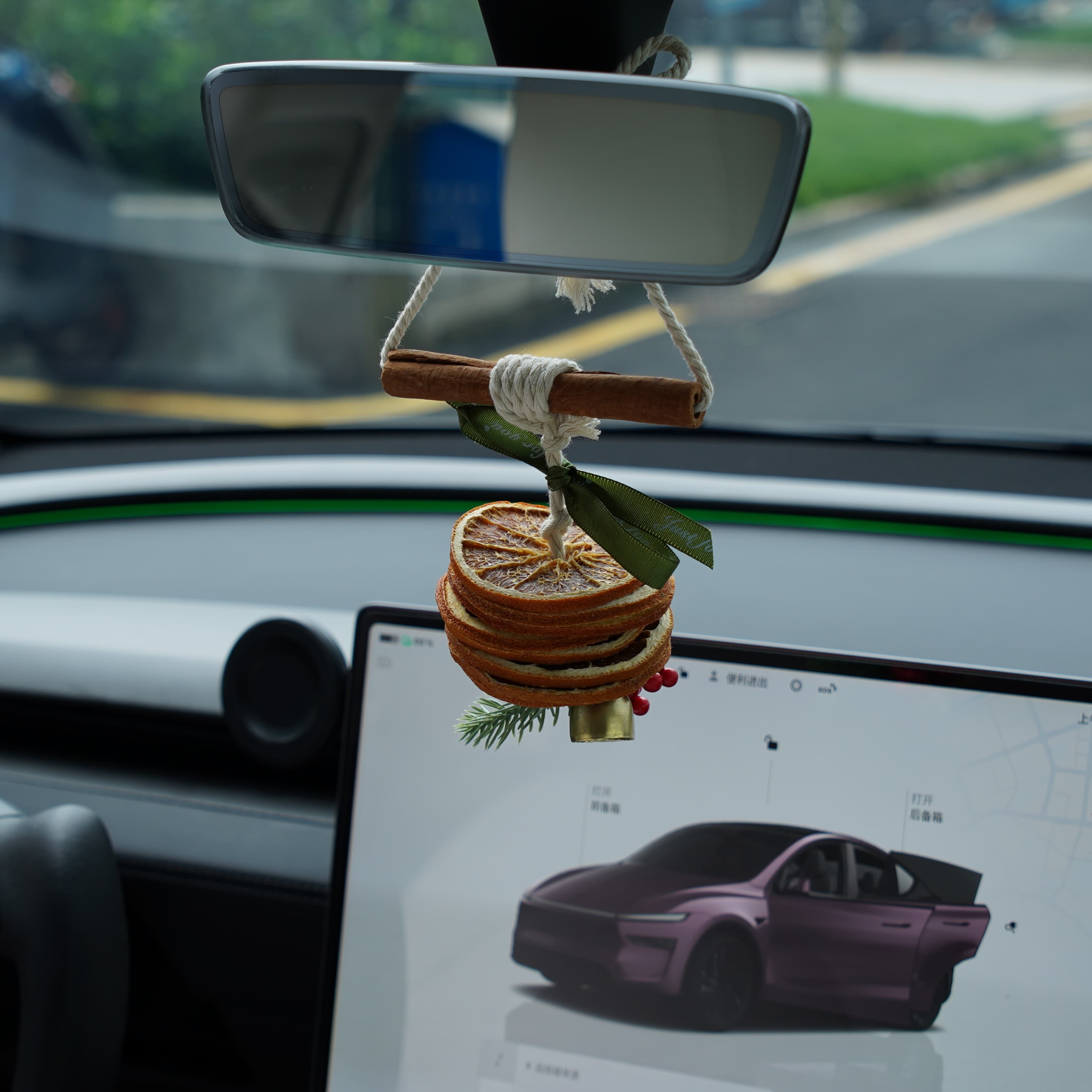 Orange Scent Christmas Ornament for Tesla