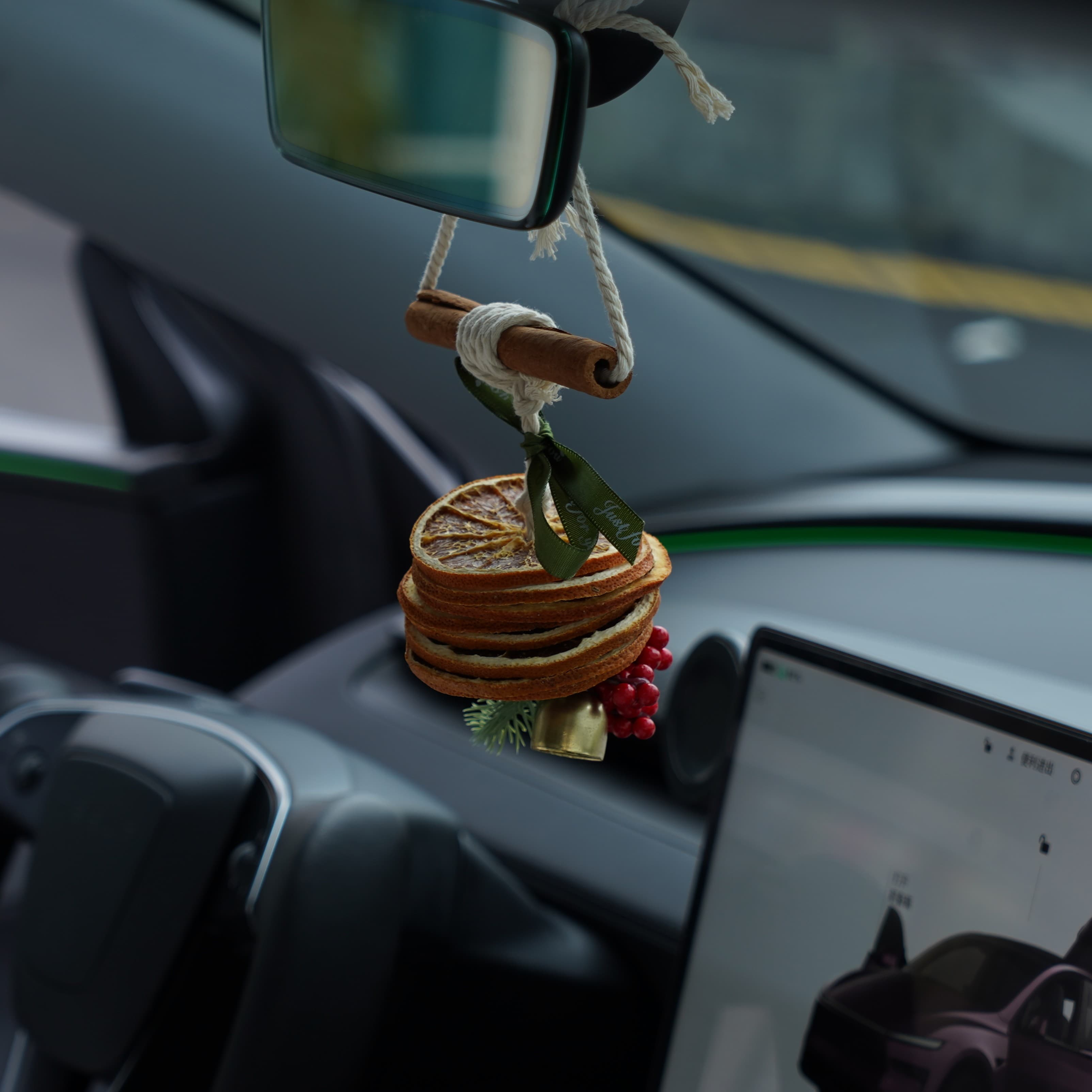Orange Scent Christmas Ornament for Tesla