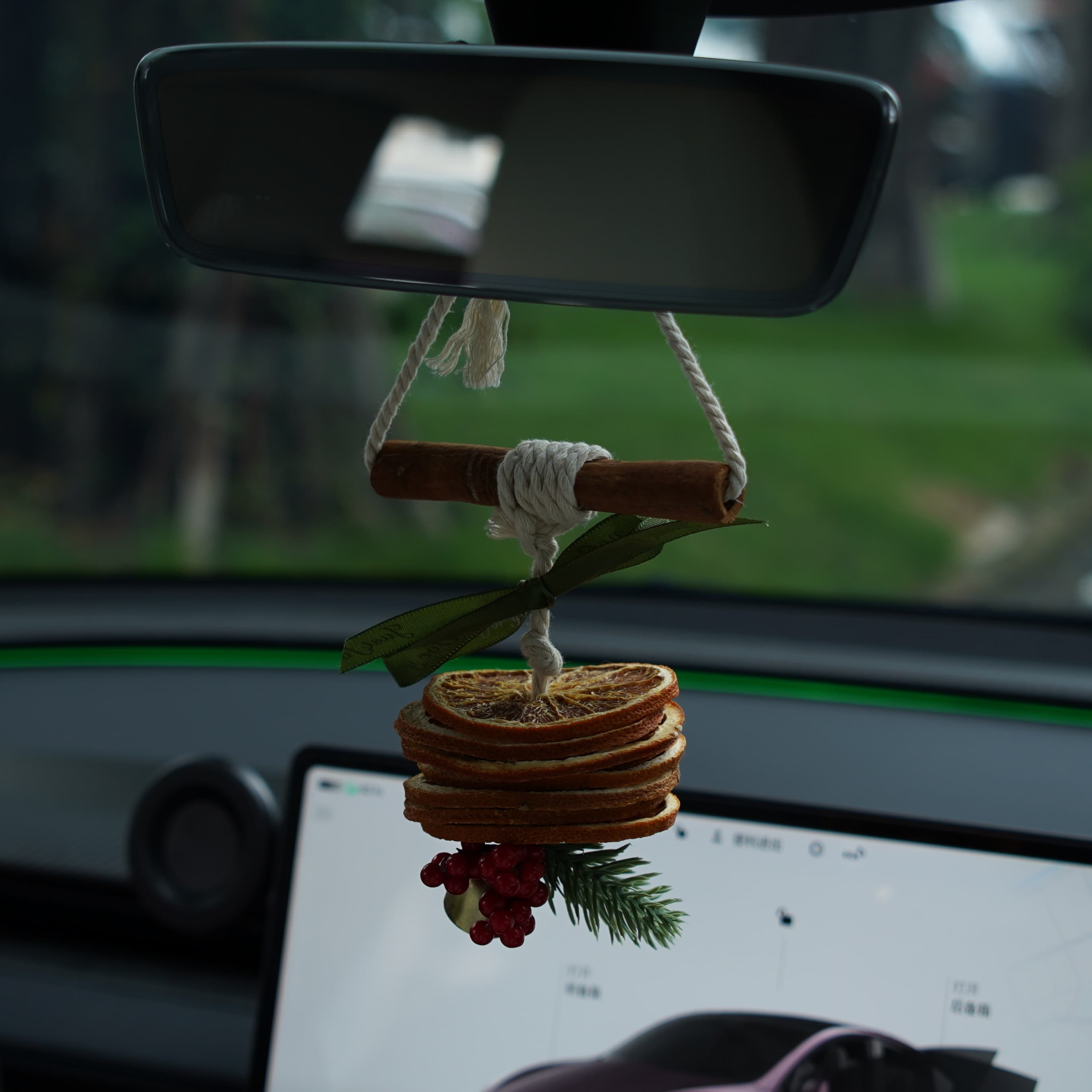Orange Scent Christmas Ornament for Tesla
