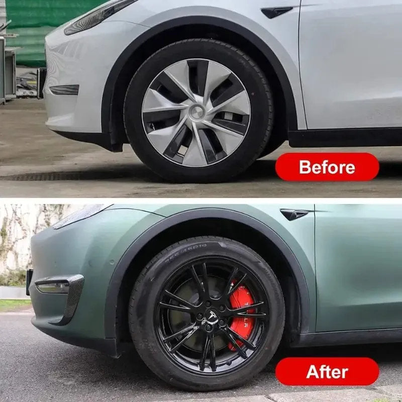 19"-22" Tesla Model X/S Brake Caliper Covers – Aluminum Alloy for 2018-2025 Models