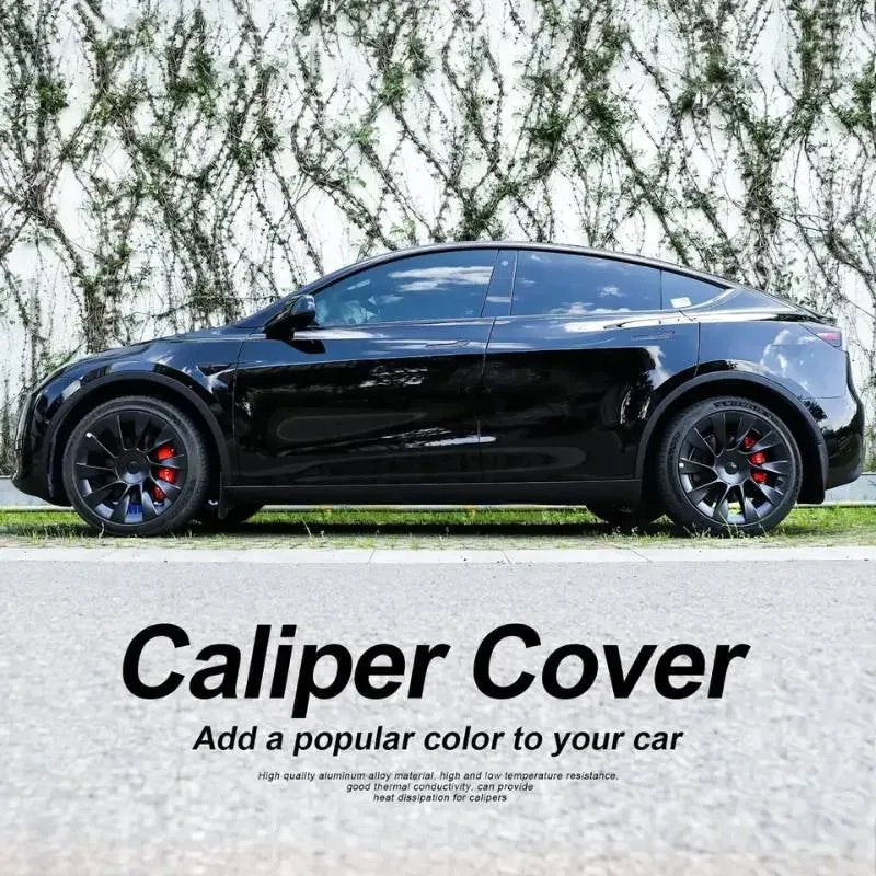 19"-22" Tesla Model X/S Brake Caliper Covers – Aluminum Alloy for 2018-2025 Models