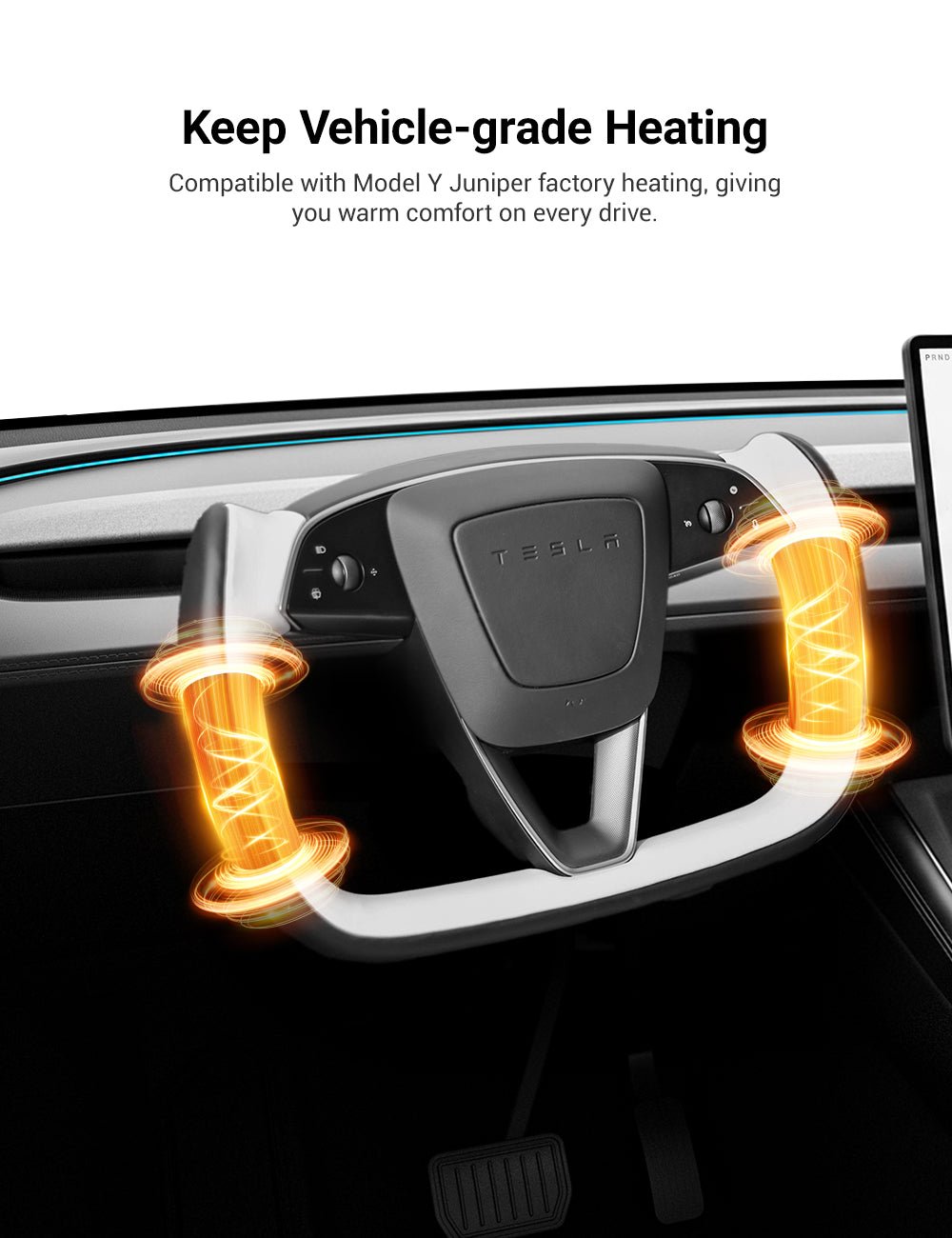 Yoke Steering Wheel for Model 3 Highland / Model Y Juniper