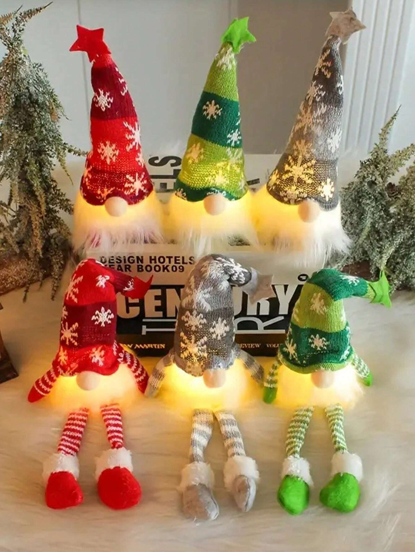🎁Early Xmas Sales - 49% OFF🎅Christmas Gnome Doll Lights Hanging Ornament