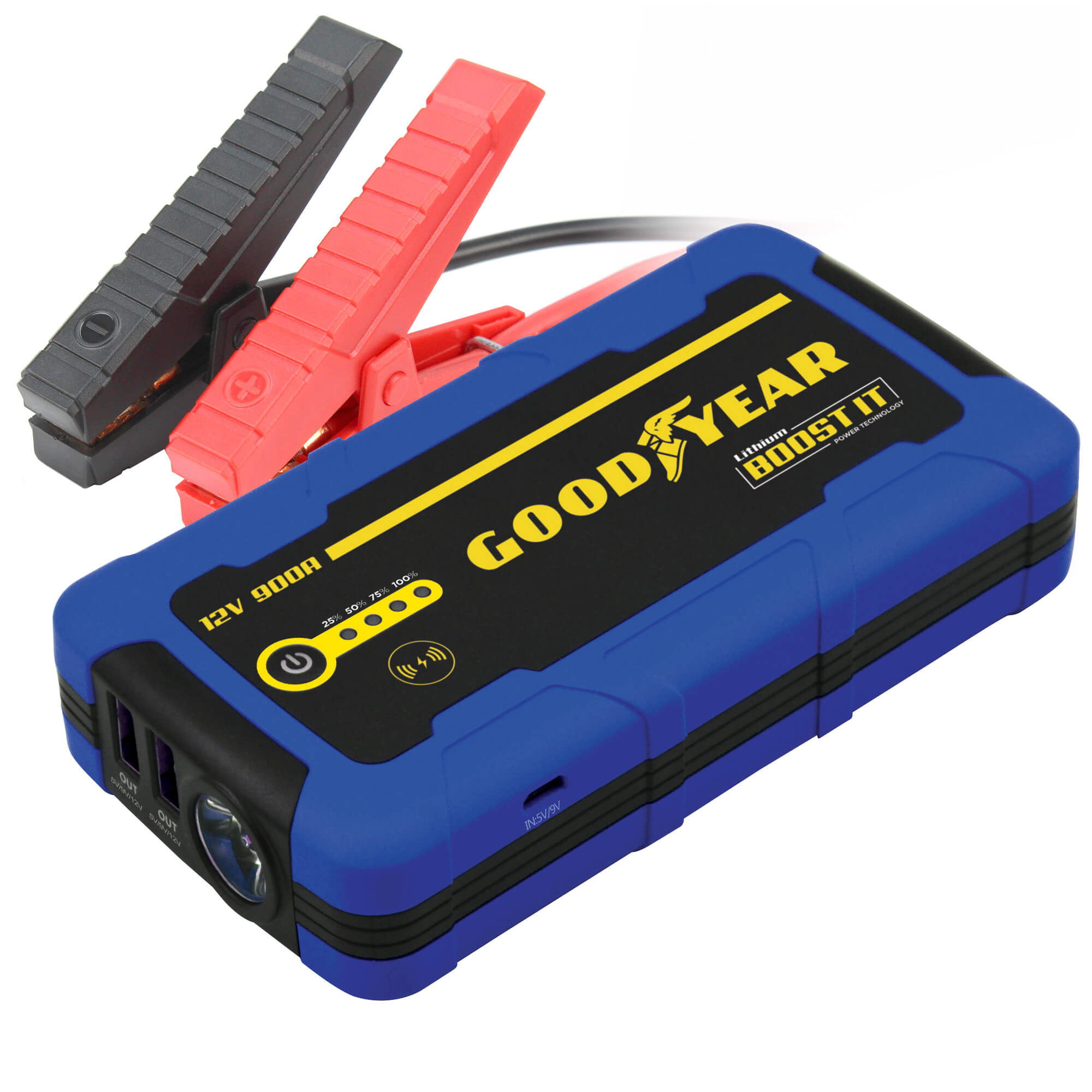 🎄Today's Special Value🎁 Goodyear Car Jump Starter with Portable Power & Carry Case 