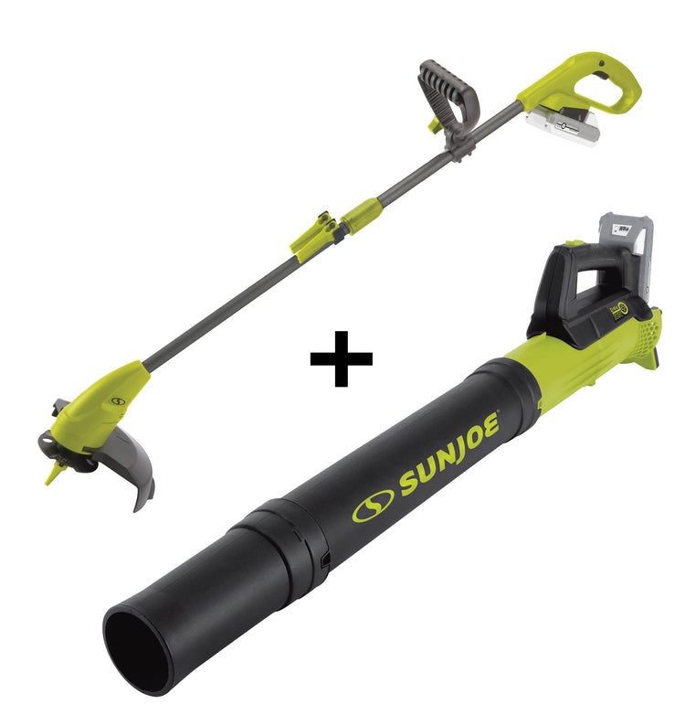 🎄Today's Special Value🎁Sun Joe 24V Cordless Blower with 4.0Ah Battery & Quick-Charger