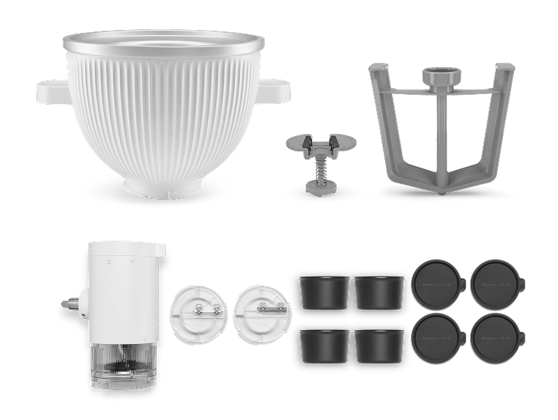 🎄Today's Special Value🎁KitchenAid Ice Cream Maker Attachment w/ Ice Cream Scoop