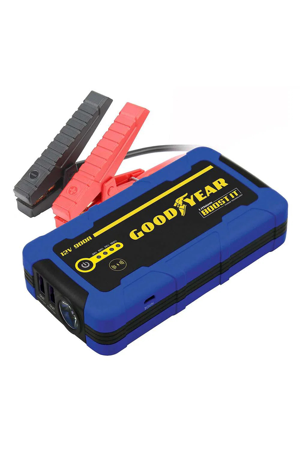 🎄Today's Special Value🎁 Goodyear Car Jump Starter with Portable Power & Carry Case 