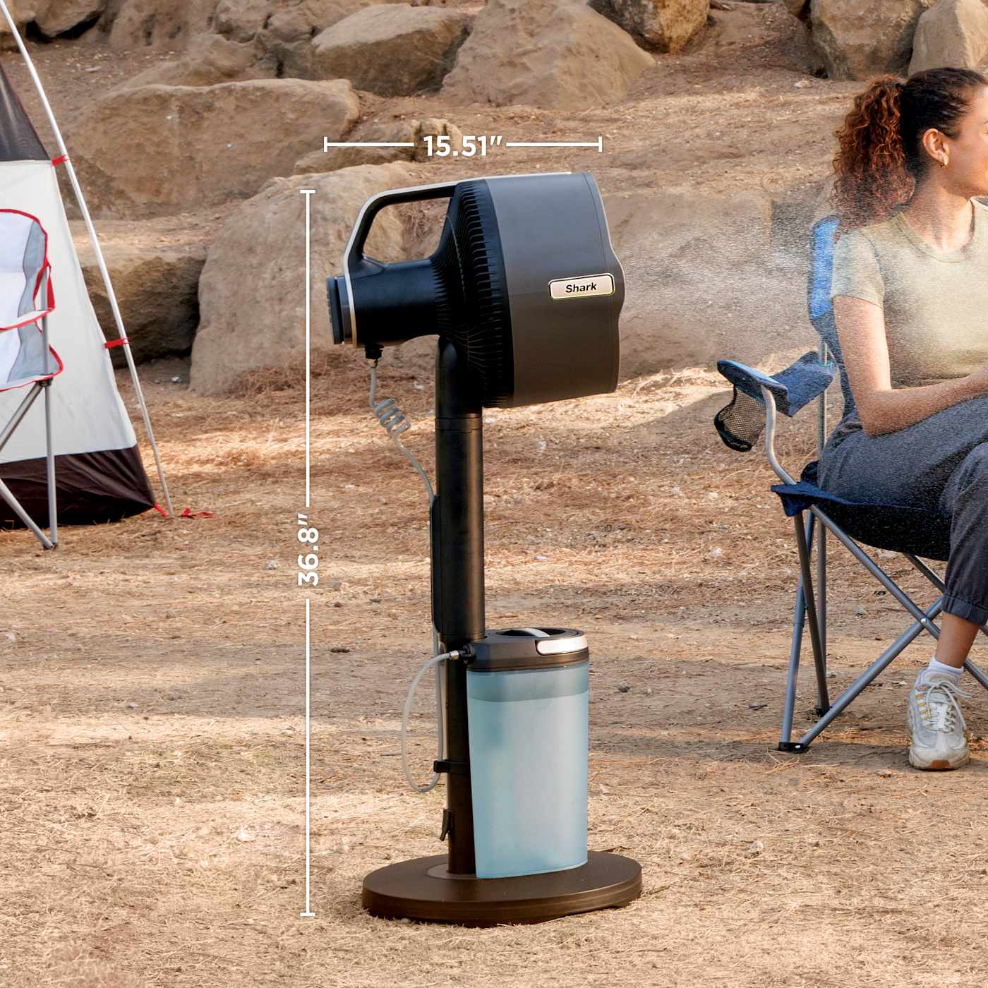 🔥Soon to Be Sold Out!!💥Shark FlexBreeze Mist Pro Cordless Fan w/Cover