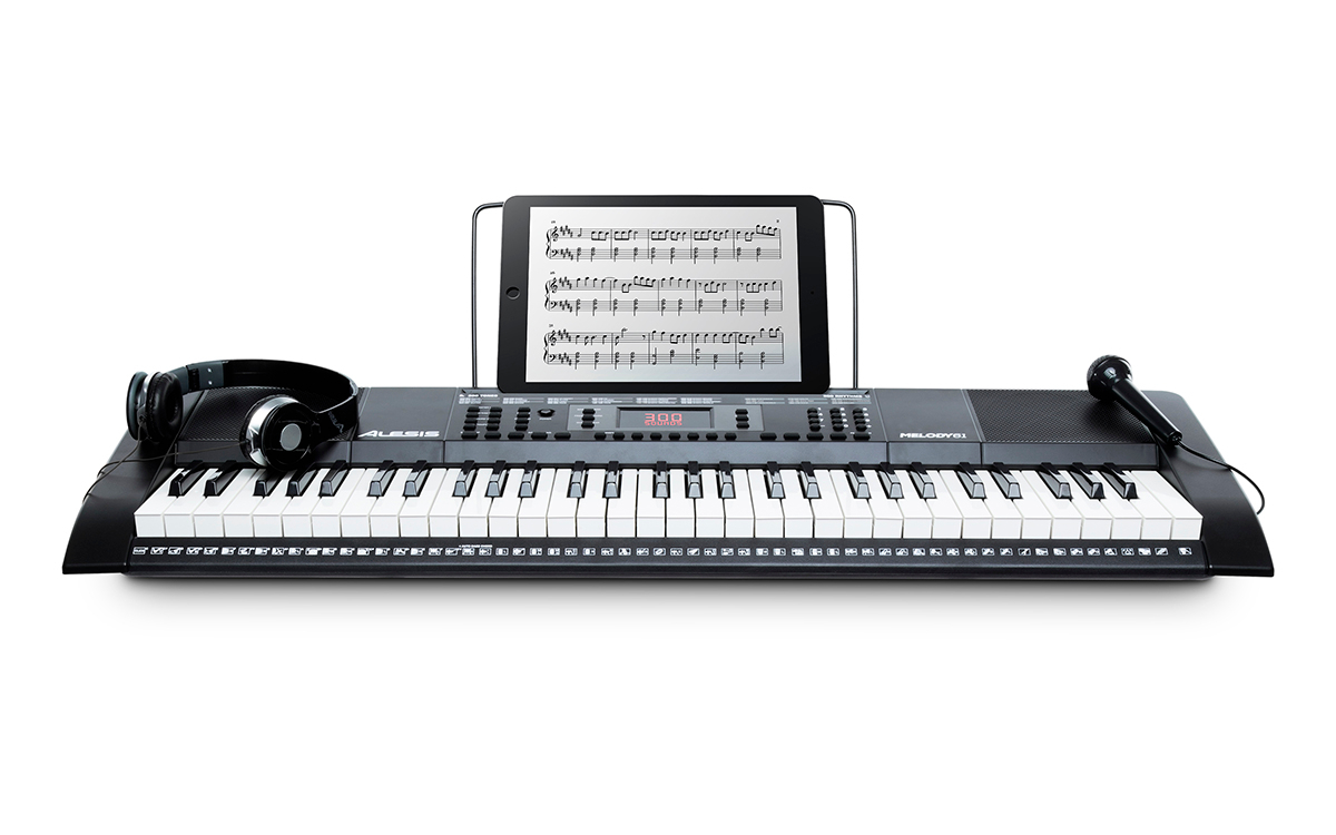 🎄Today's Special Value🎁Portable 61-Key Keyboard with Built-In Speakers and Accessories