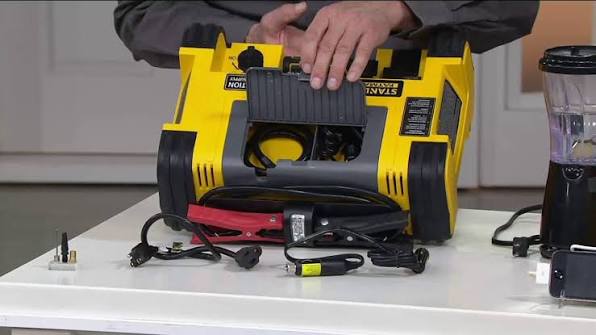 Stanley FatMax 1400 Peak Amp Power Station With Digital Gauge on QVC