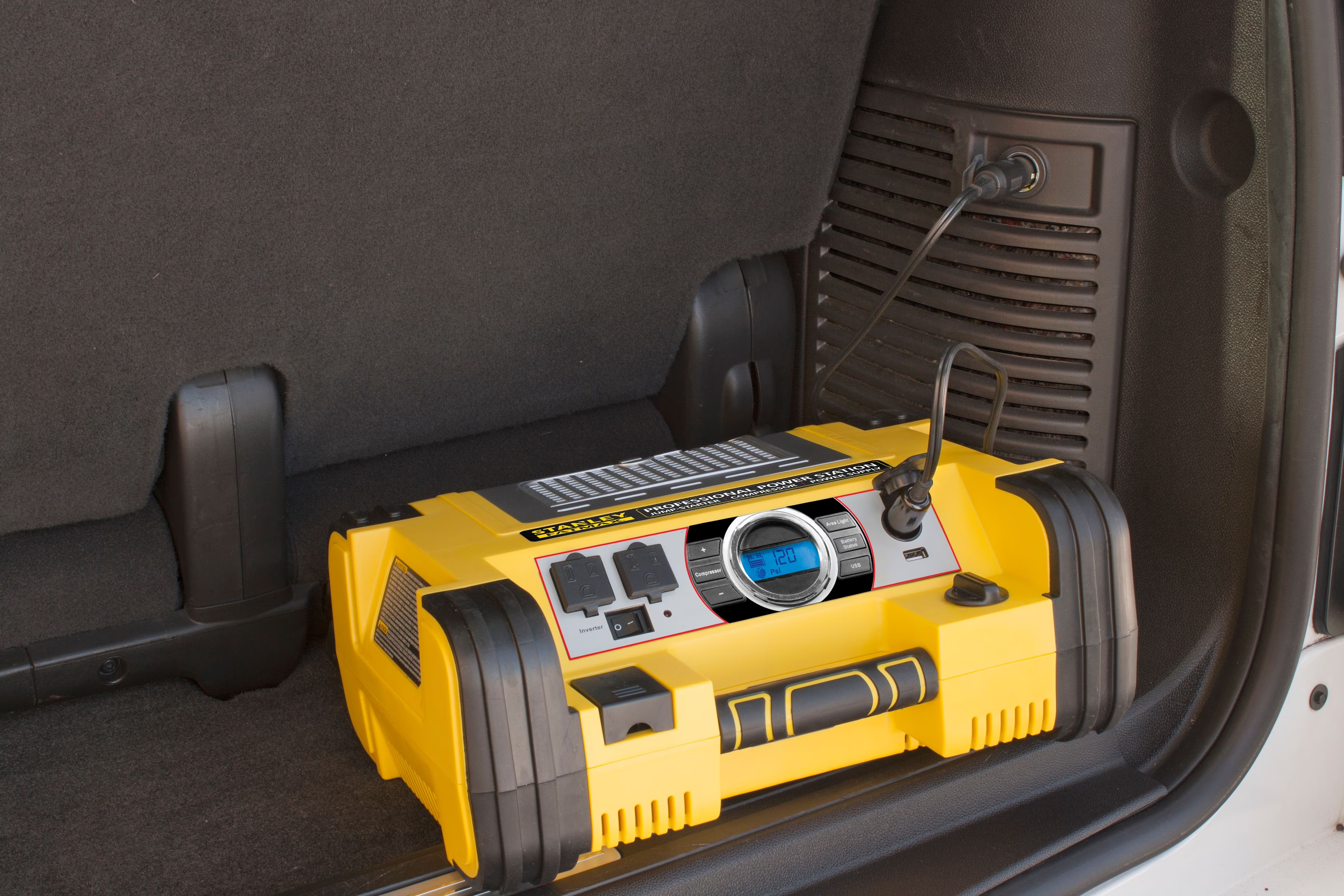 🎄Today's Special Value🎁STANLEY 1400A Peak Amp Professional Power Station with Compressor and 500W Inverter
