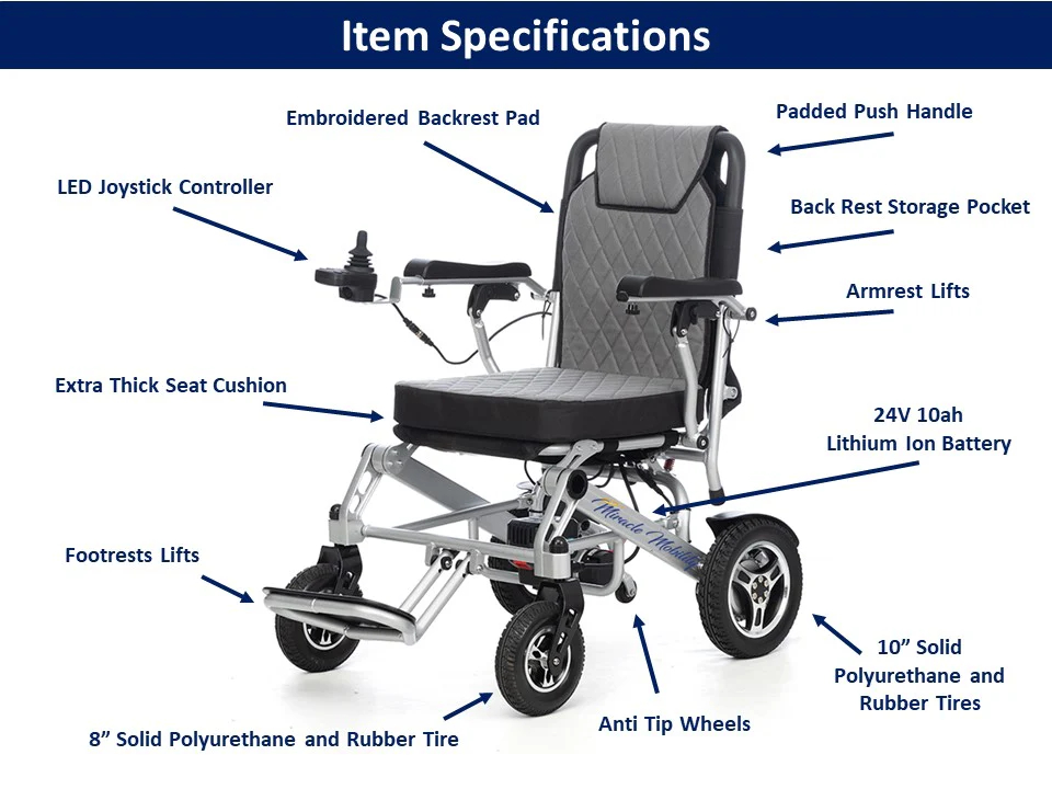 💝𝐐𝐕𝐂 𝐃𝐞𝐚𝐥𝐬 𝐨𝐧 𝐭𝐡𝐞 𝐃𝐚𝐢𝐥𝐲✨Miracle Mobility Silver 6000 Plus Folding Electric Wheelchair