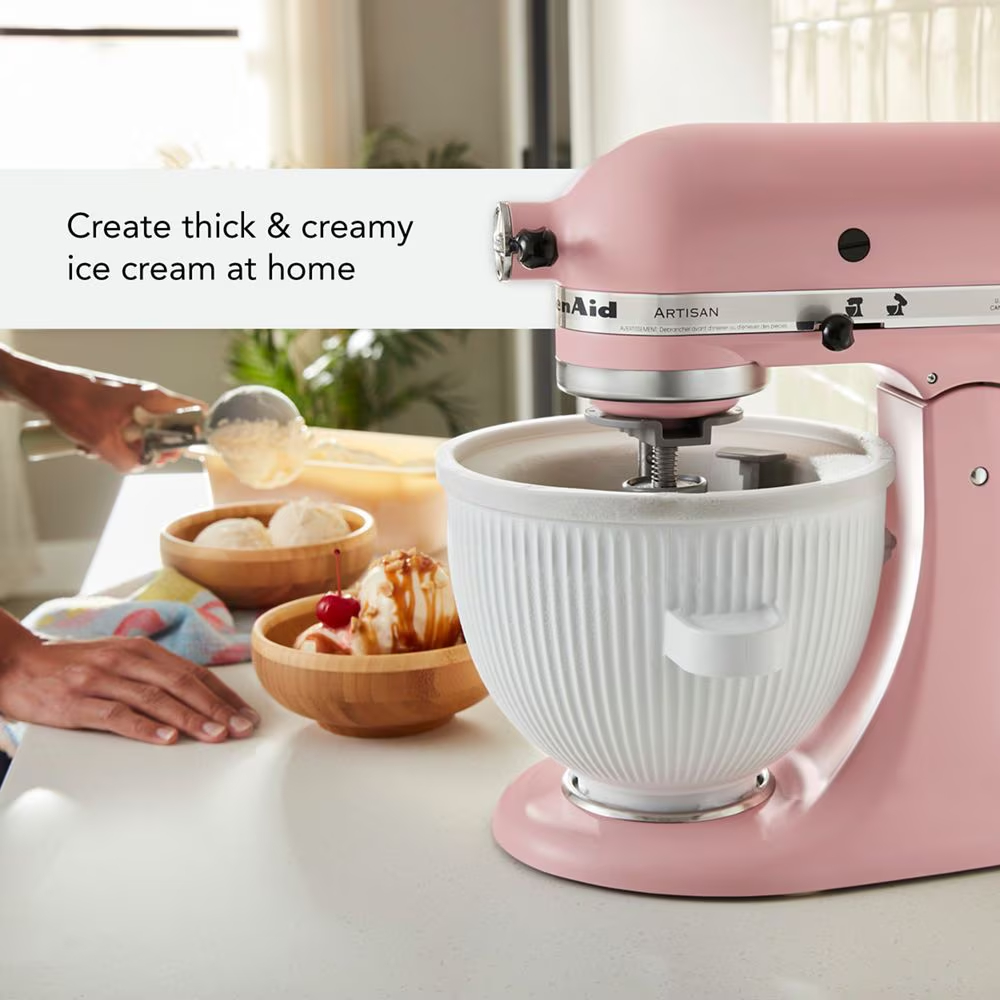 🎄Today's Special Value🎁KitchenAid Ice Cream Maker Attachment w/ Ice Cream Scoop