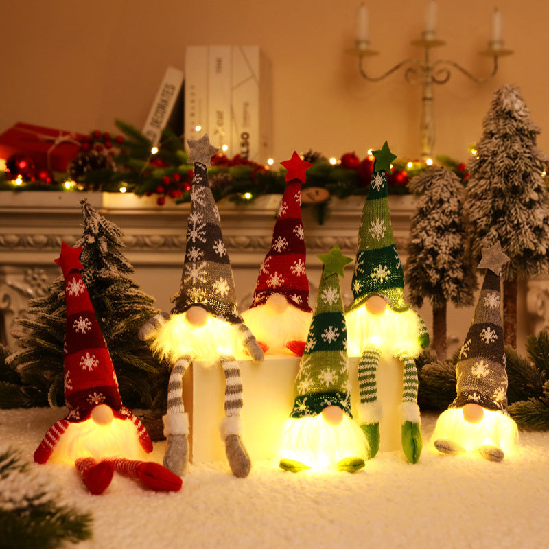 🎁Early Xmas Sales - 49% OFF🎅Christmas Gnome Doll Lights Hanging Ornament