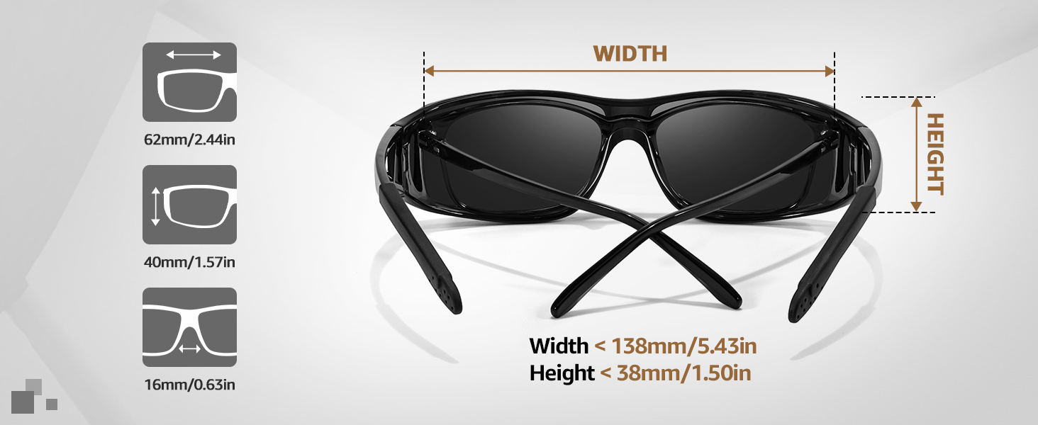 sunglasses that fit over prescription glasses