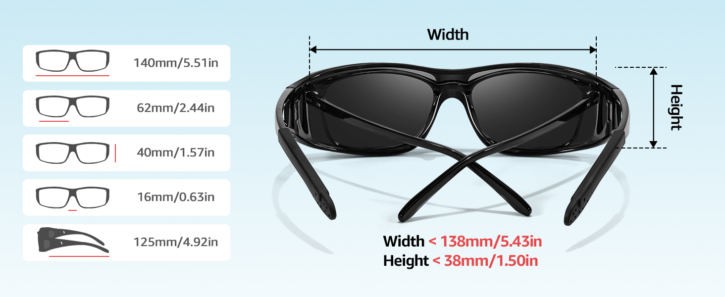 classic polarized over sunglasses