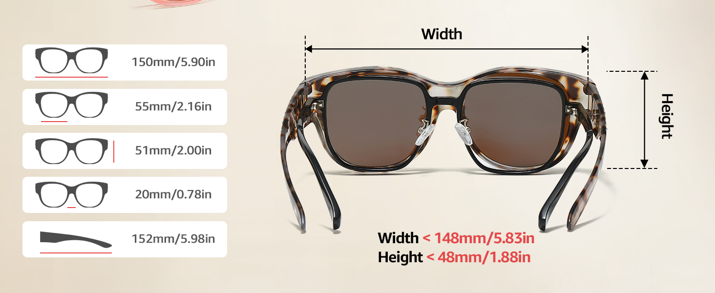 sunglasses polarized over glasses