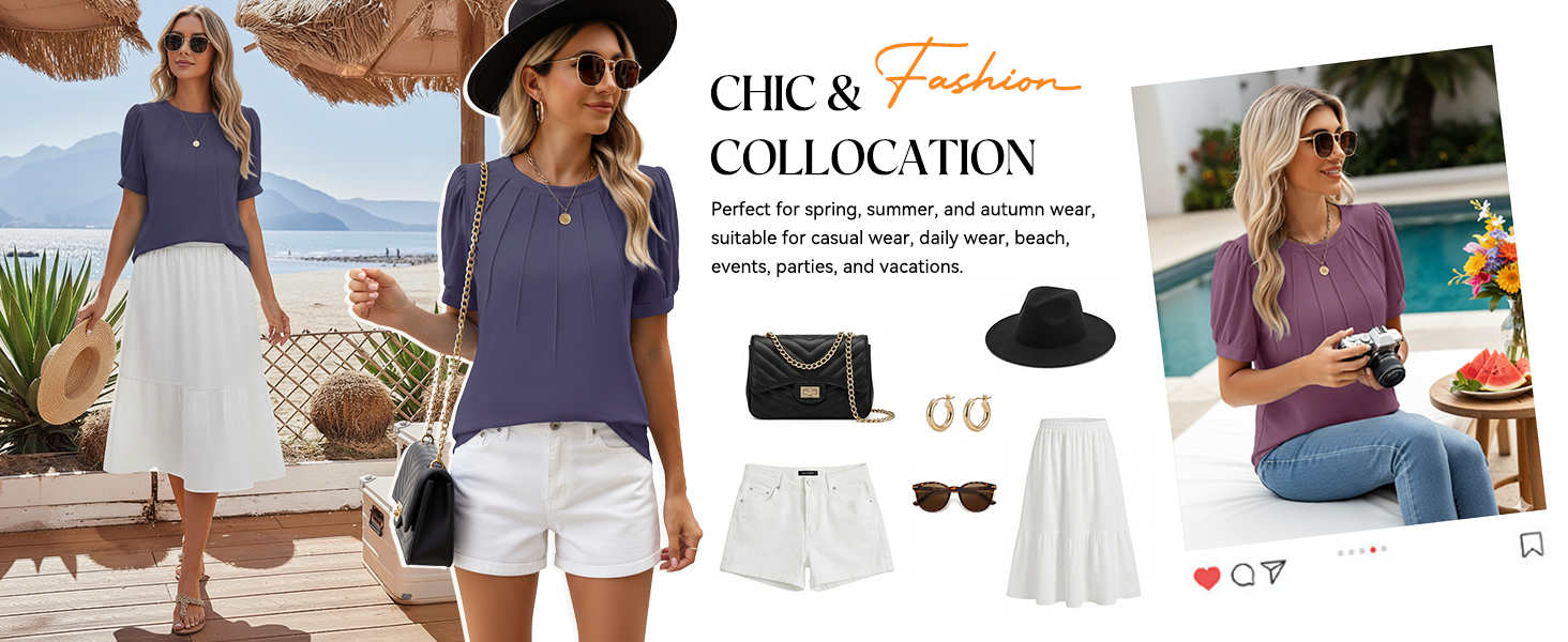 Perfect for spring, summer wear,suitable for casual wear, daily wear, beach, parties, and vacations.