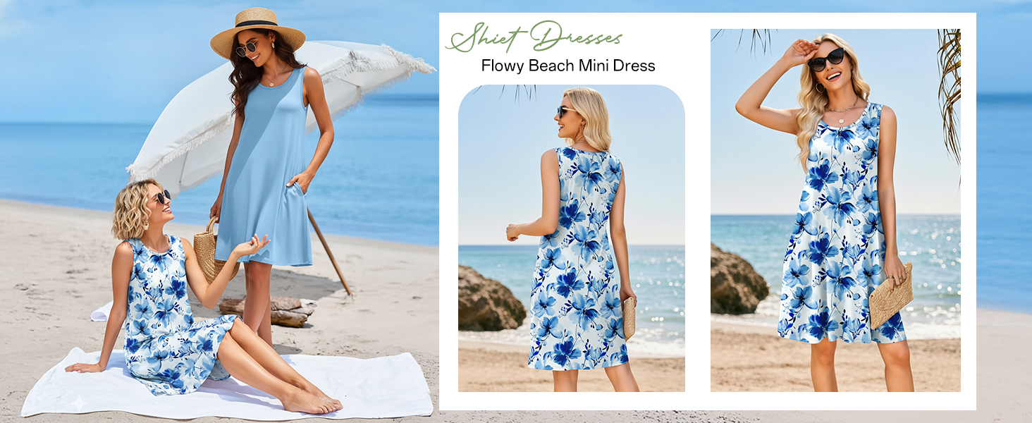 Flowy Beach Mini Dress