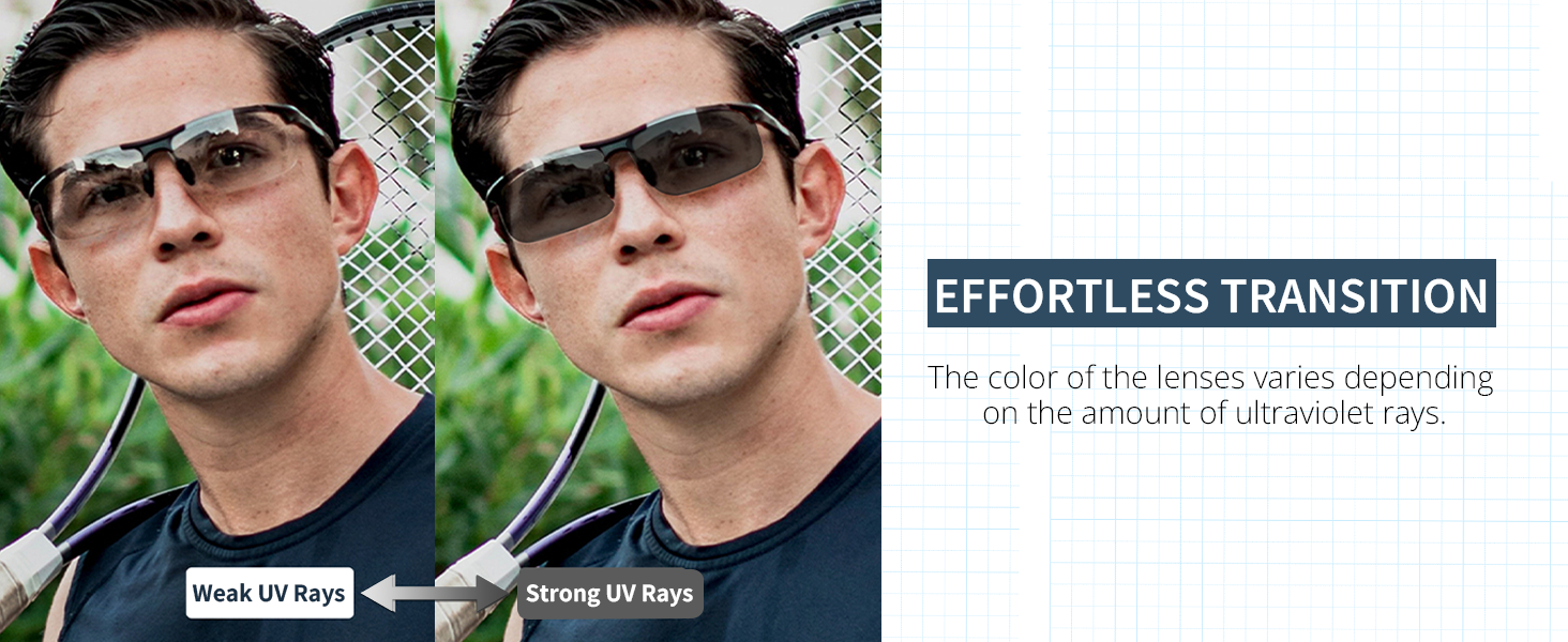 photochromic transition sunglasses