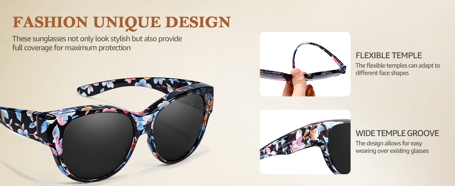 trendy polarized fit over womens sunglasses