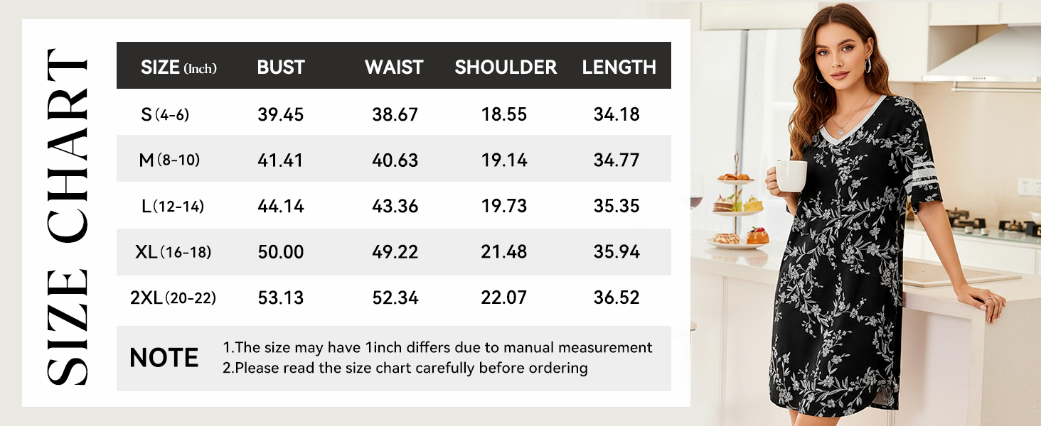 WEACZZY SIZE CHART
