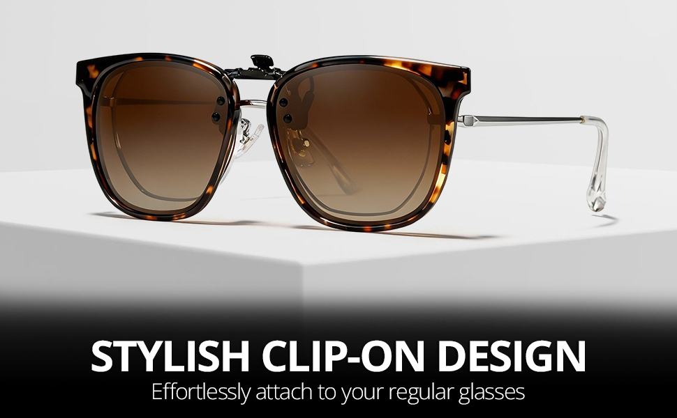 clip-on sunglasses