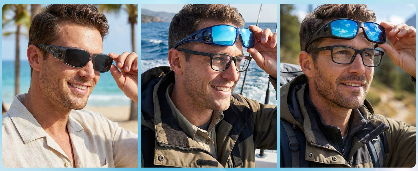 polarized fit over sunglasses
