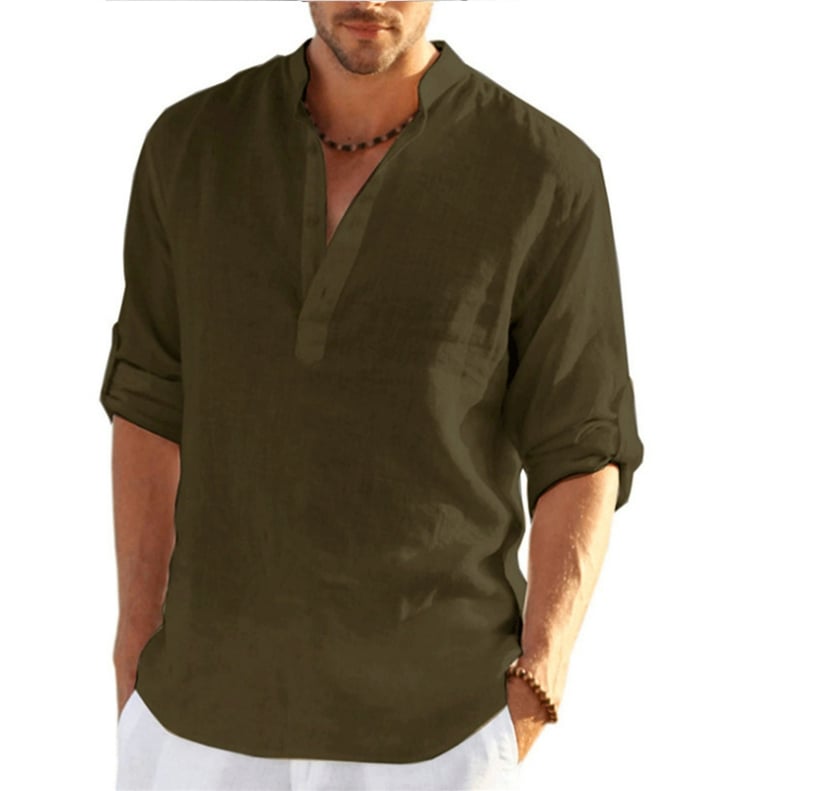 Herren Lässiges Hippie-T-Shirt