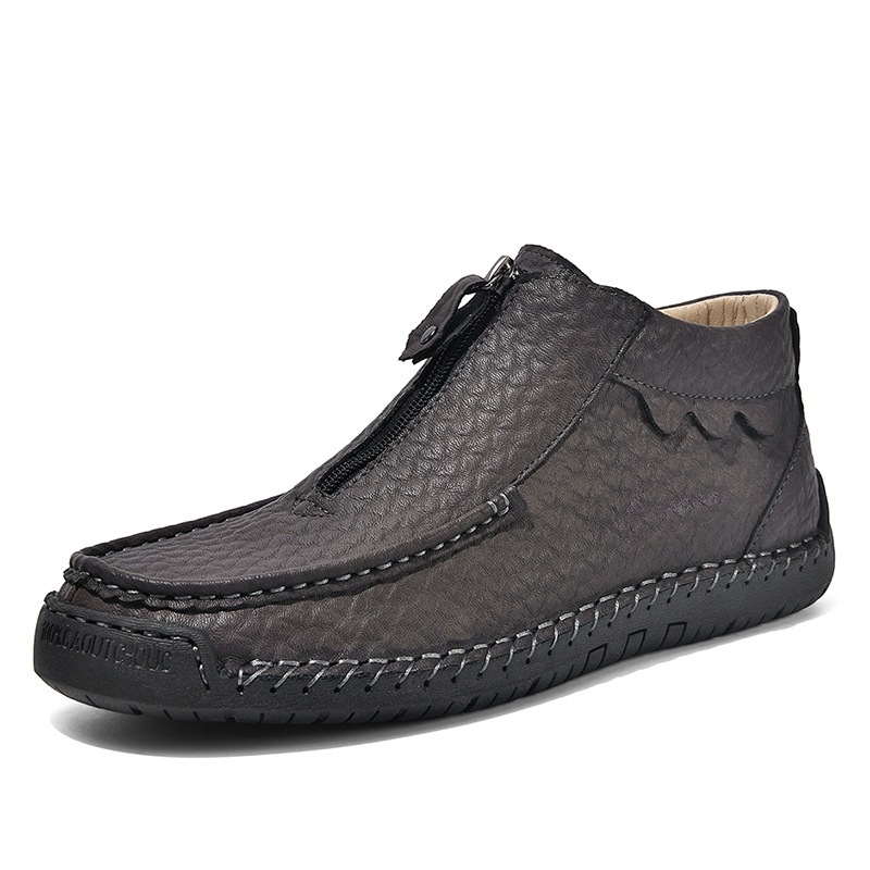 🔥Oggi 60 % di sconto🔥 Pantofole da uomo in vera pelle con supporto per l'arco plantare