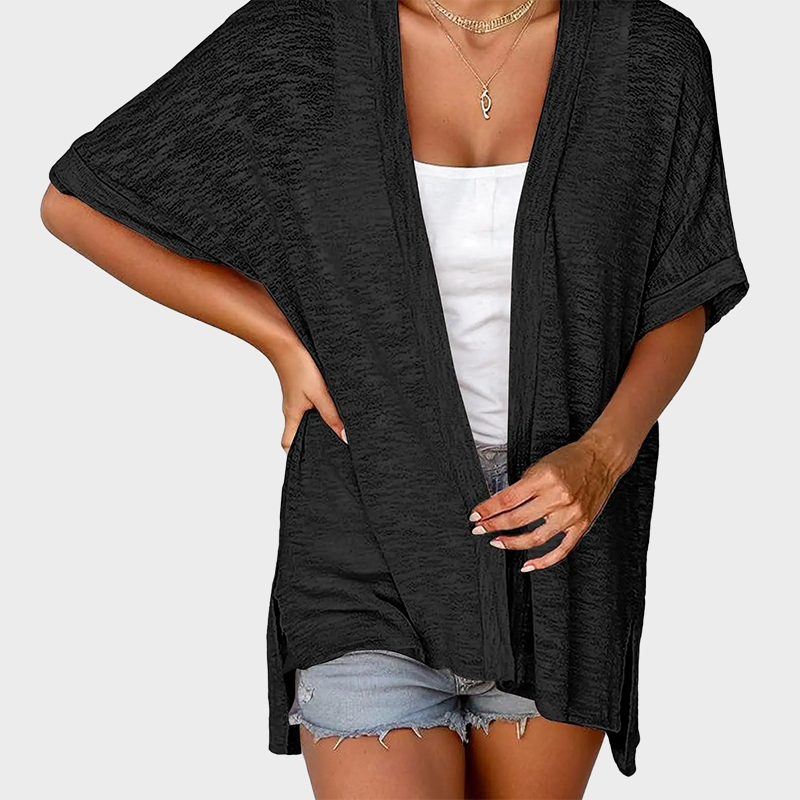 Short-sleeved casual solid coat - product image 10